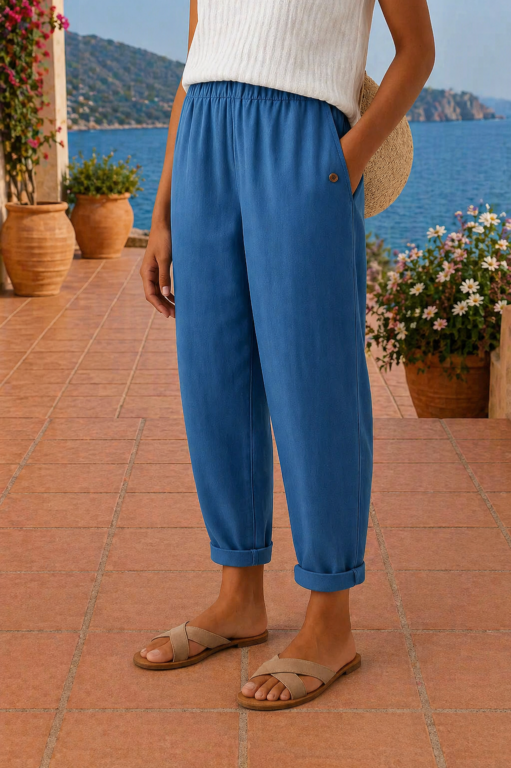 Desirae - luftige Leinenhose