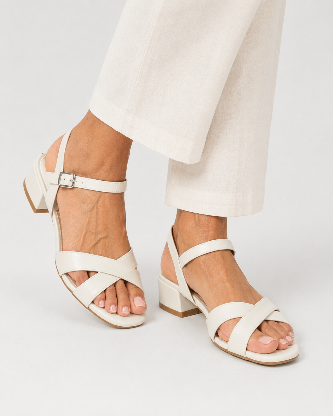 Abrielle - elegante Sandaletten mit niedrigem Absatz