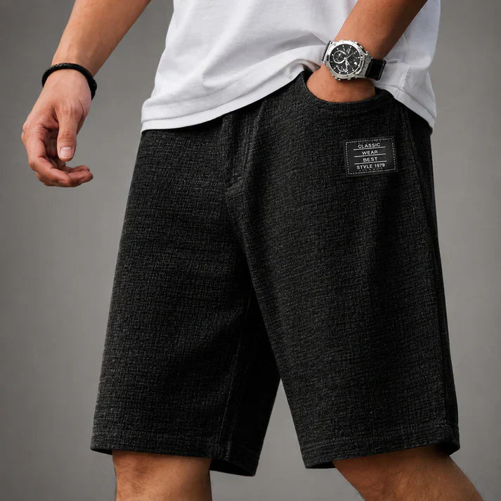Caelan - veredelte Leinenshorts