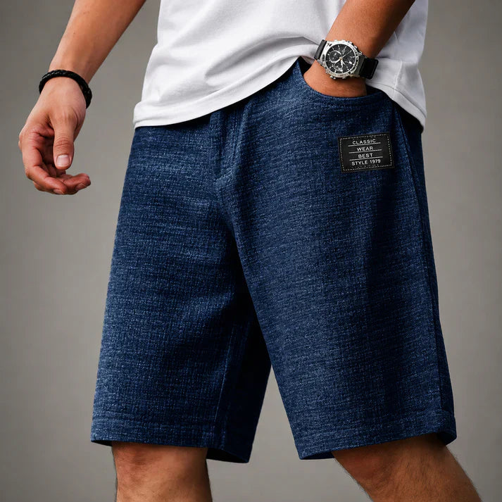 Caelan - veredelte Leinenshorts