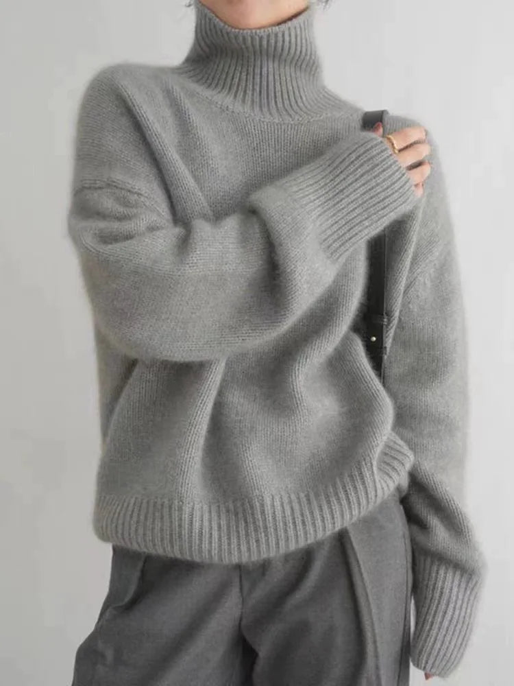 Nysira - Soft-Touch-Rollkragenpullover