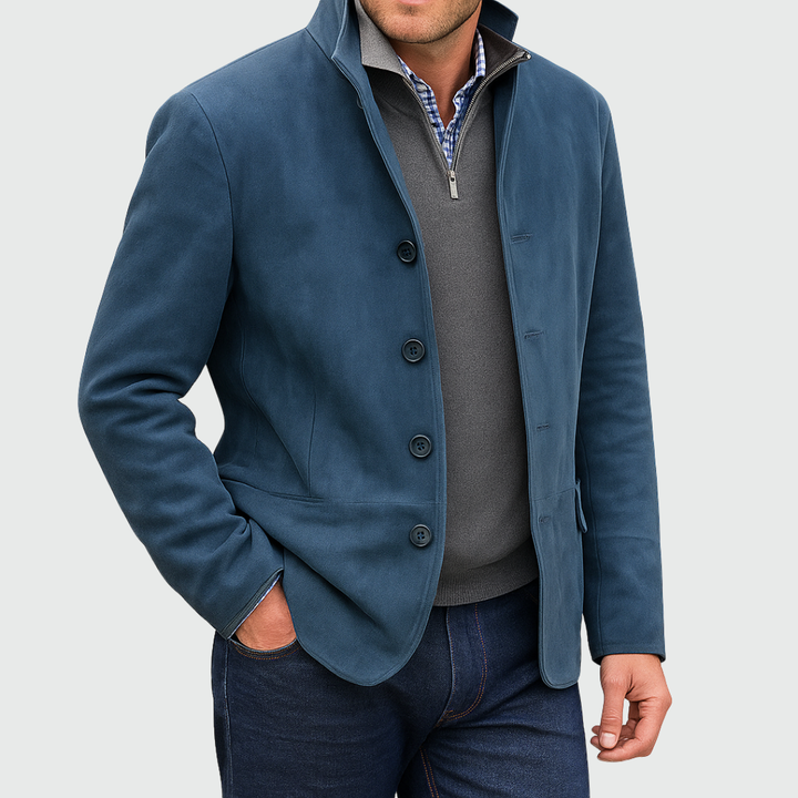 Aberley - Weiche Jacke mit Knopfleiste