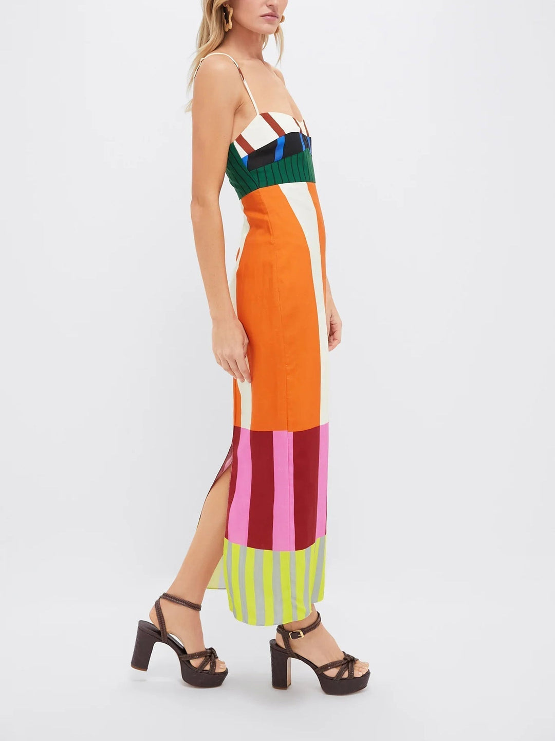 Norisse - Gestreiftes Soft-Touch-Sommerkleid