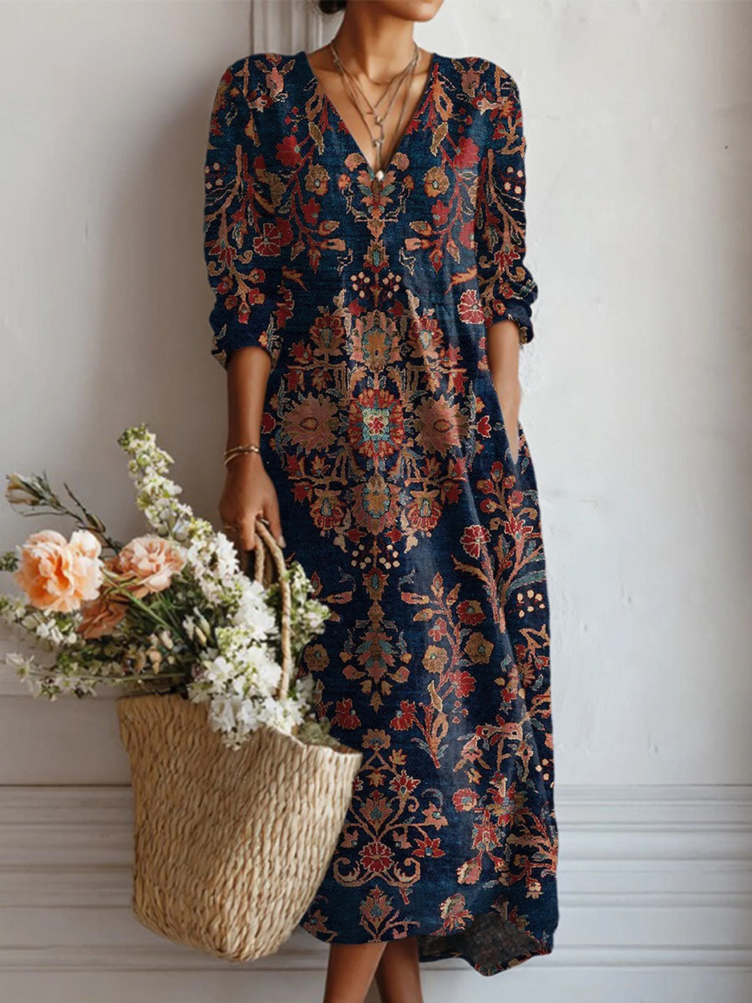 Felicity - Weiches florales Kleid