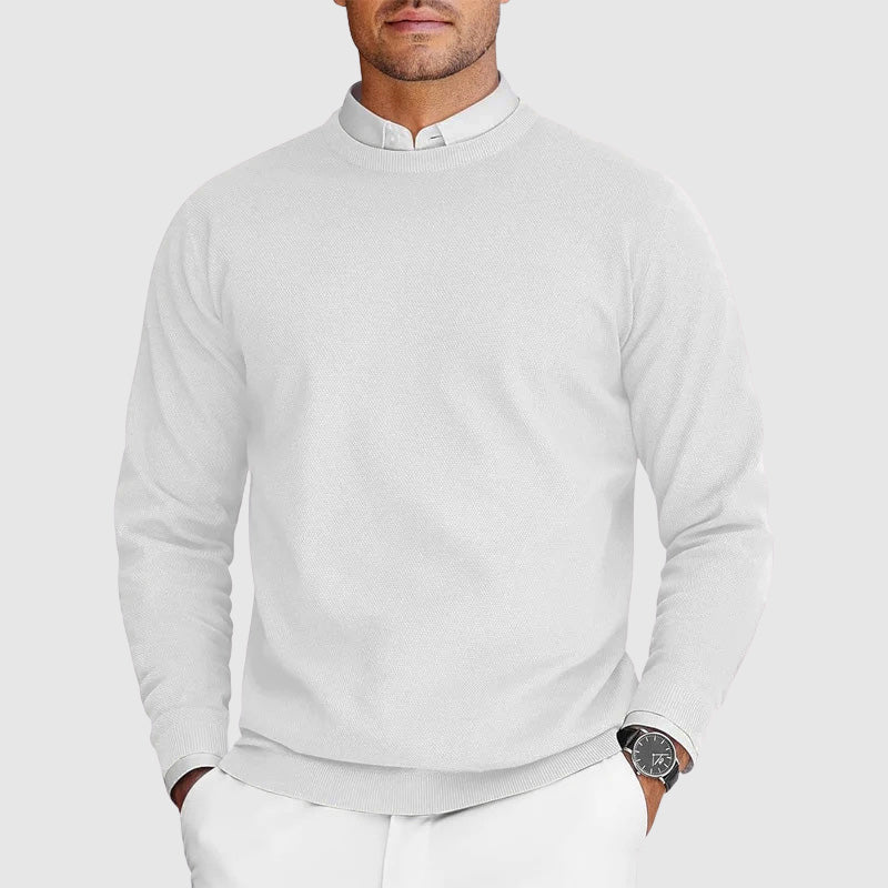 Corvyn - Soft-Touch Rundhals-Pullover