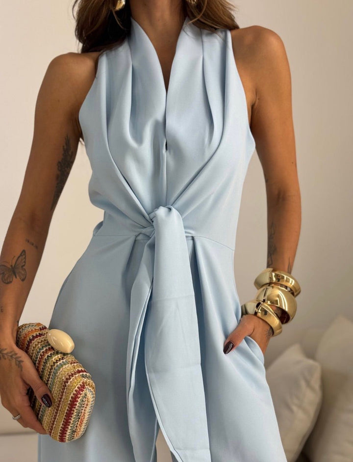 Ismerie - fließender, weitbeiniger Jumpsuit