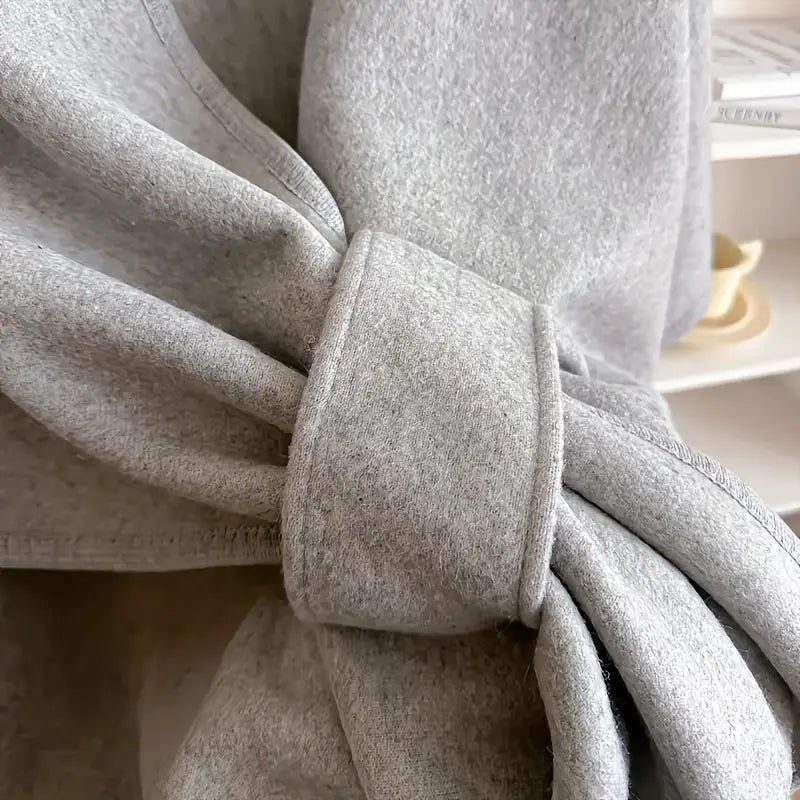 Teysia - drapierter Schal mit Soft-Touch-Finish