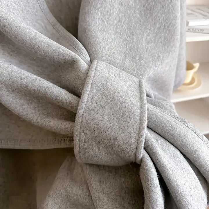 Teysia - drapierter Schal mit Soft-Touch-Finish
