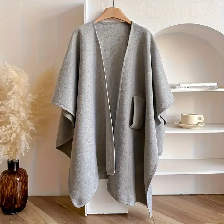 Teysia - drapierter Schal mit Soft-Touch-Finish