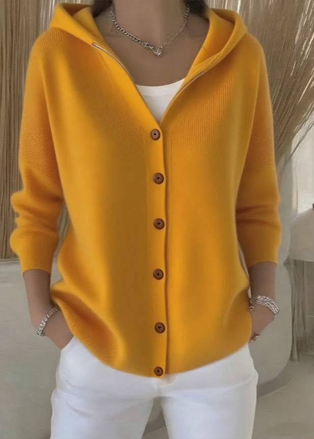 Alsira - Soft-Touch-Kapuzenstrickjacke