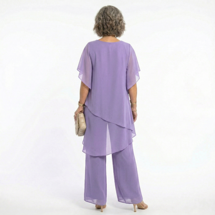 Thessalie - fließender Abend-Jumpsuit