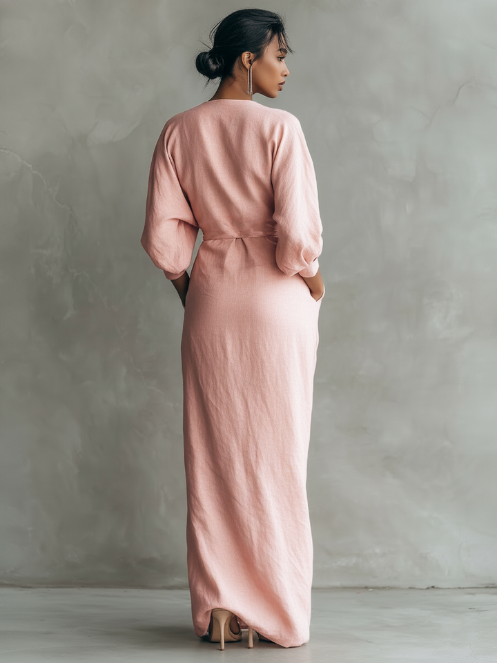 Ariana - Elegantes Maxikleid aus Leinen