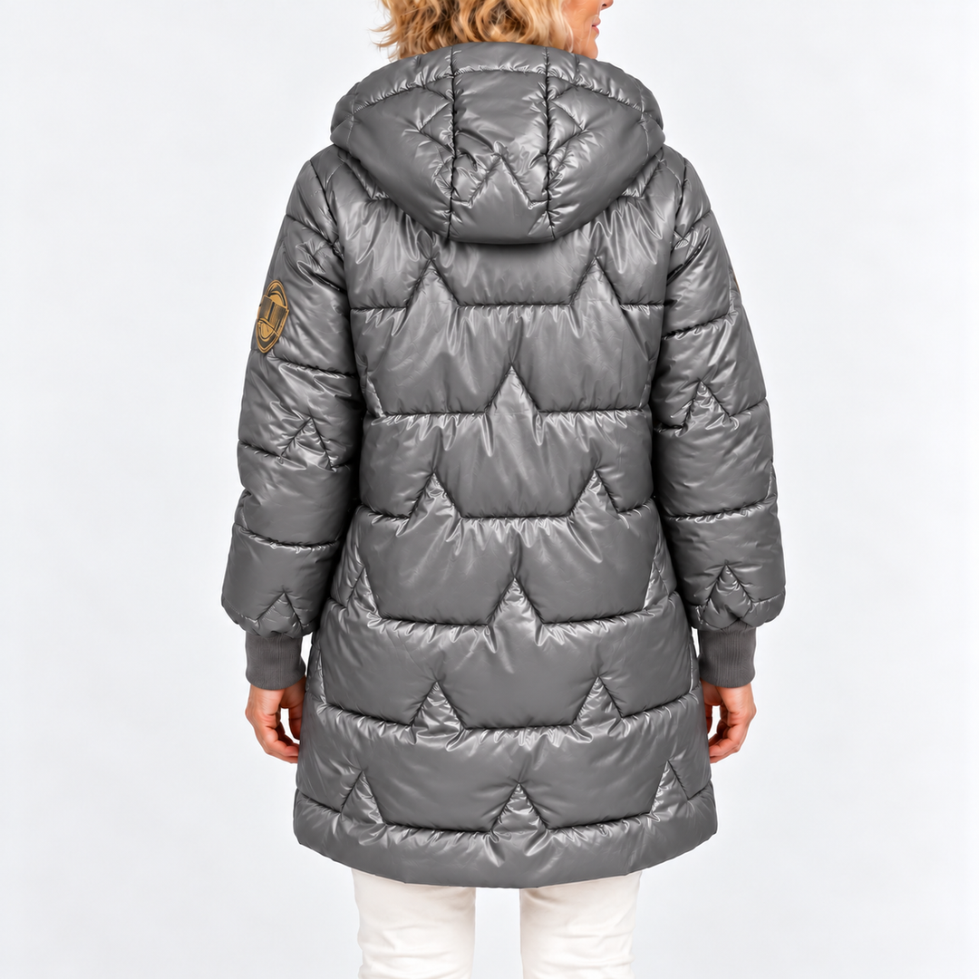 Tilda - Gestepfte langärmlige Pufferjacke