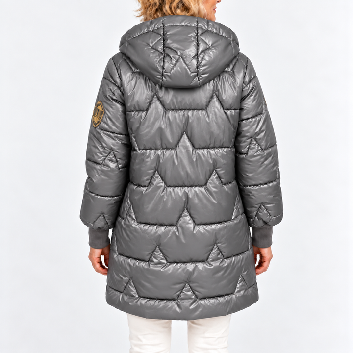 Tilda - Gestepfte langärmlige Pufferjacke
