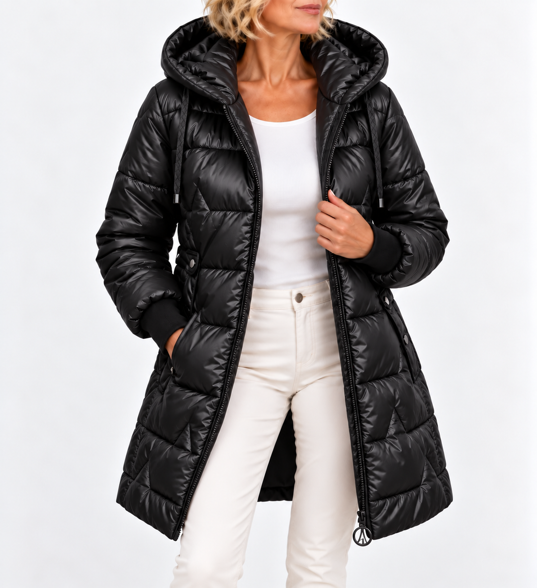 Unaise - Steppjacke mit Kapuze