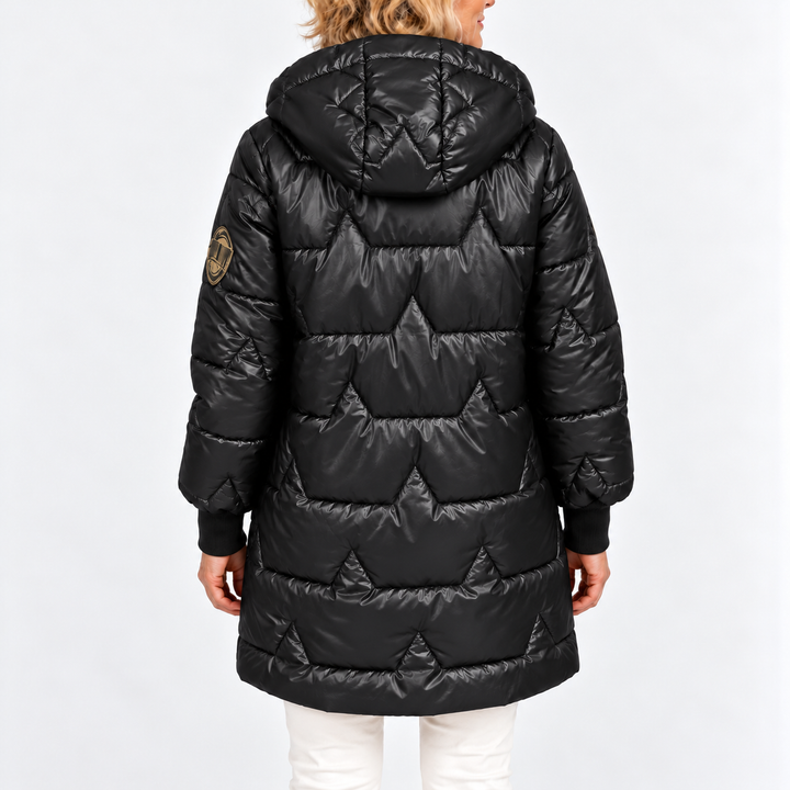 Tilda - Gestepfte langärmlige Pufferjacke
