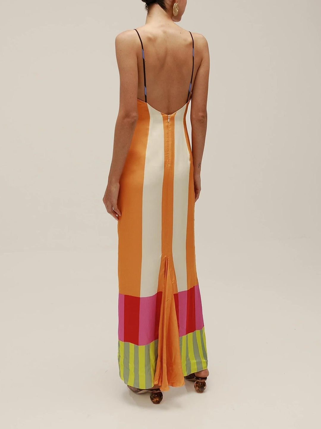 Norisse - Gestreiftes Soft-Touch-Sommerkleid