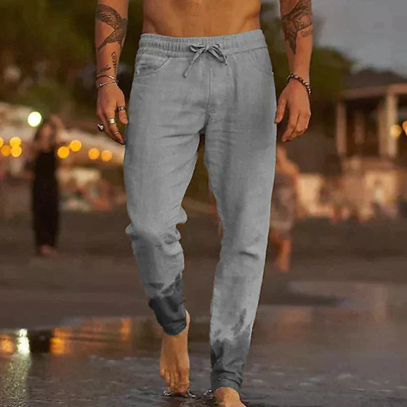Lyrik - Hochwertige Leinen-Strandhose