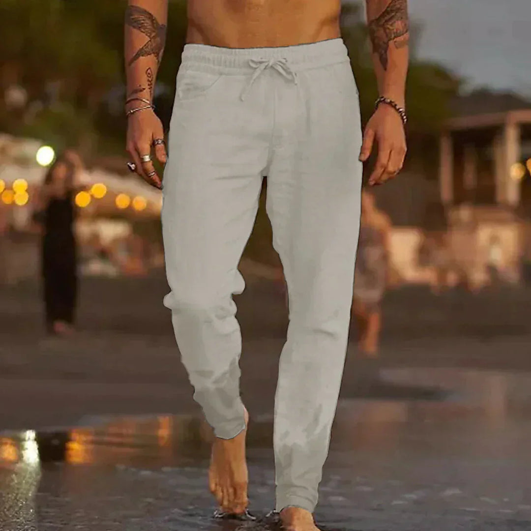 Lyrik - Hochwertige Leinen-Strandhose
