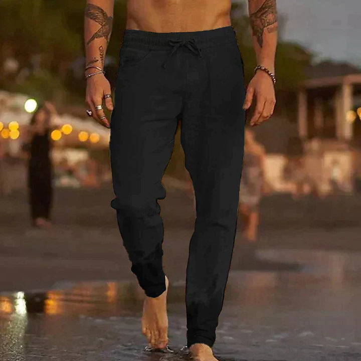 Lyrik - Hochwertige Leinen-Strandhose