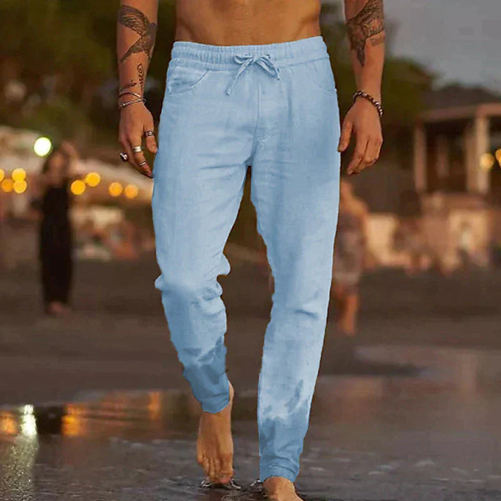 Lyrik - Hochwertige Leinen-Strandhose