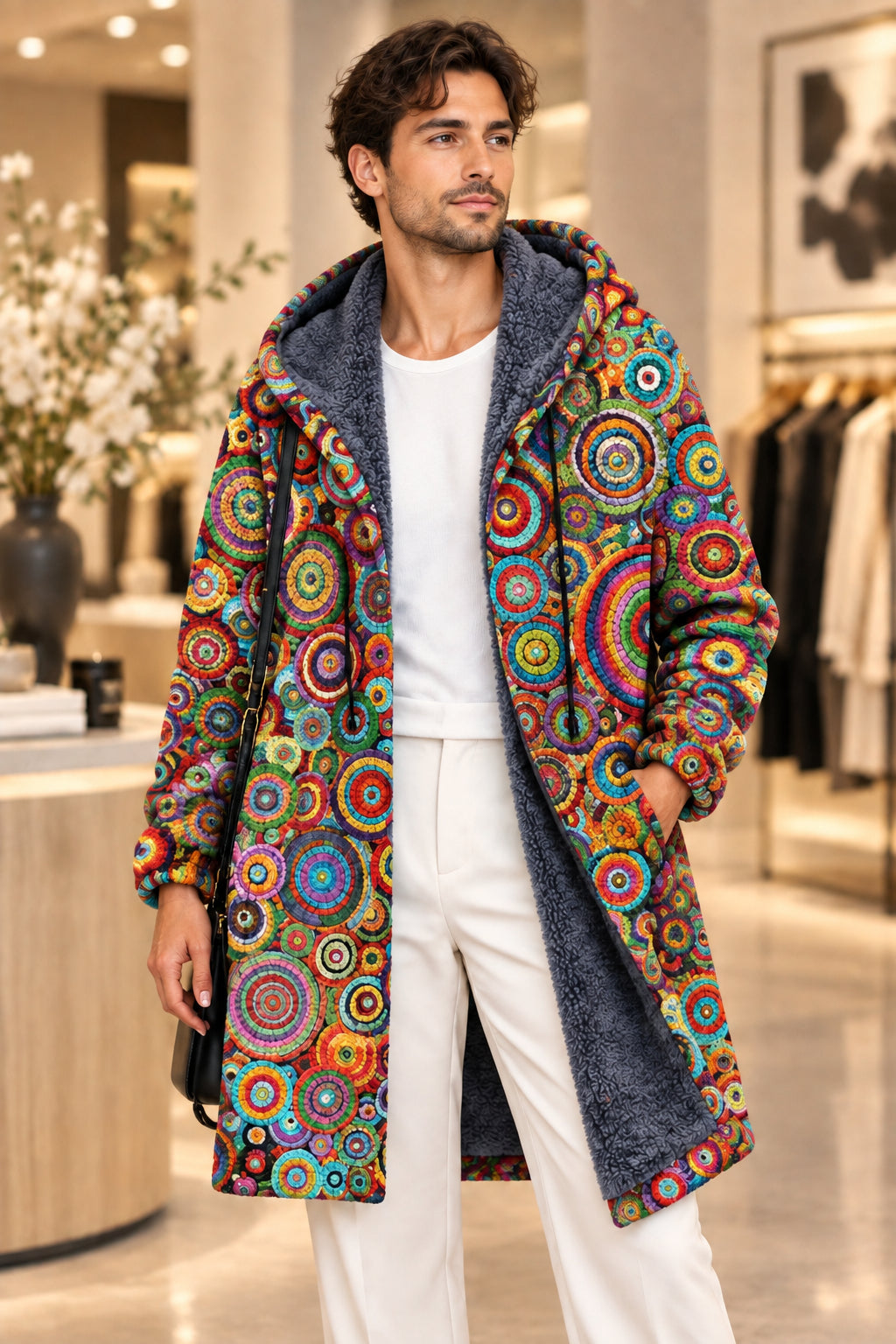Ames - Strickjacke mit Soft-Touch-Muster