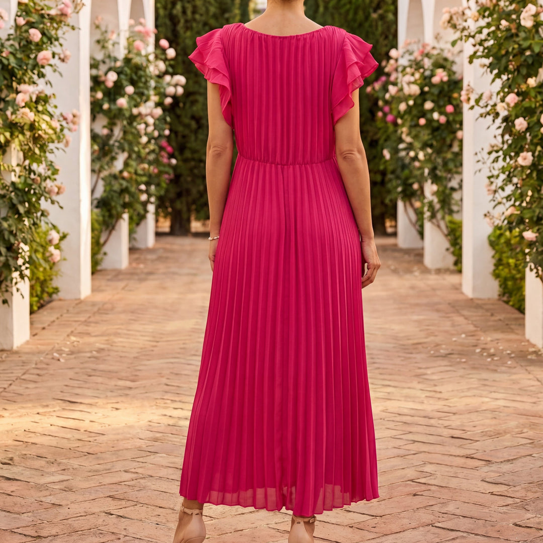 Mirren - Drapiertes Festkleid