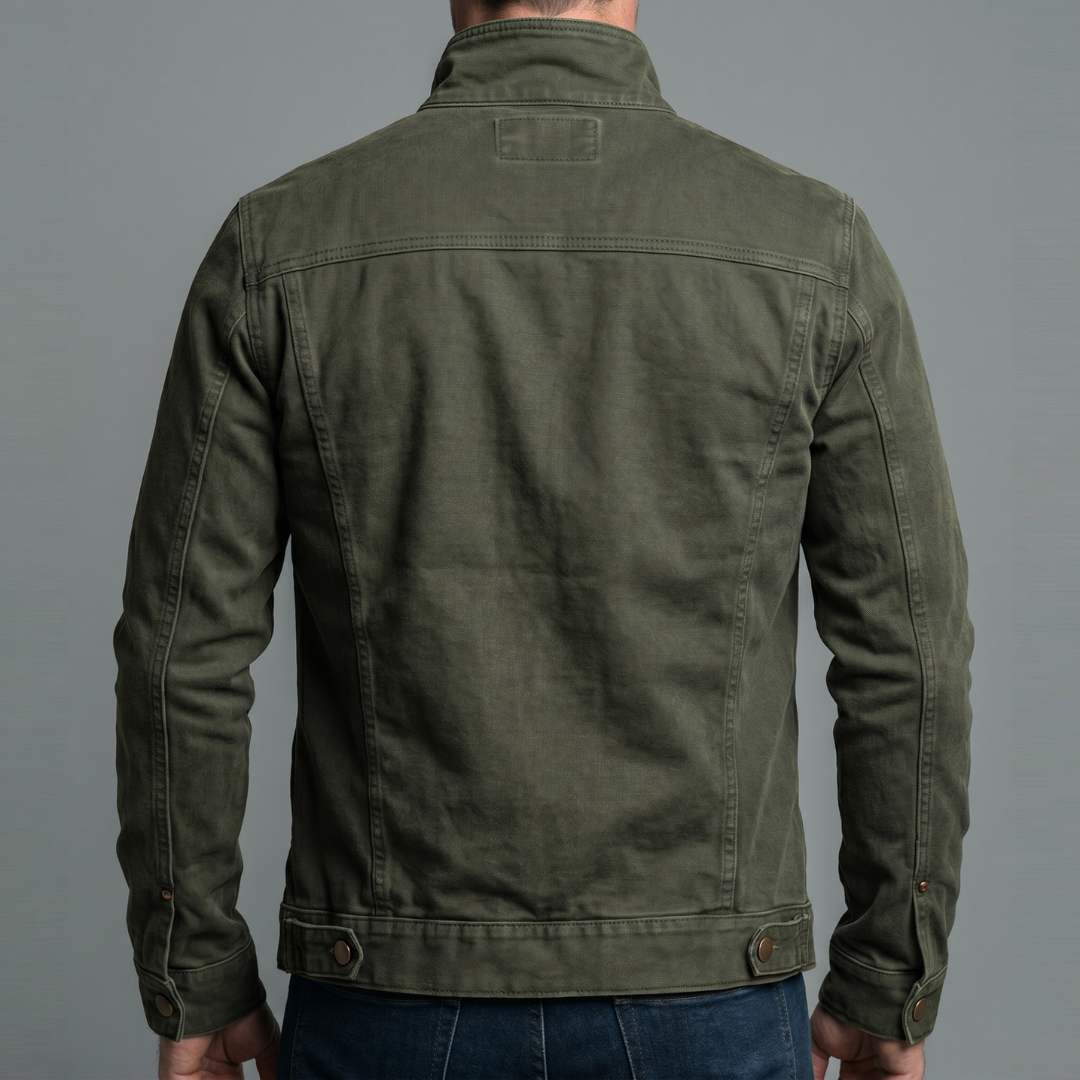 Brody - Soft-Touch-Zip-Jacke in Vintage-Waschung