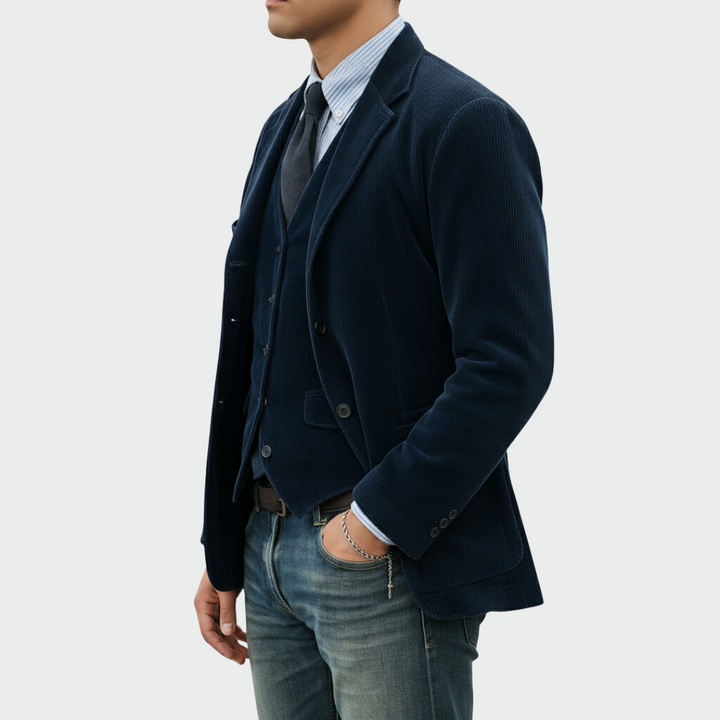 Cato - maßgeschneidertes Blazer-und-Weste-Set