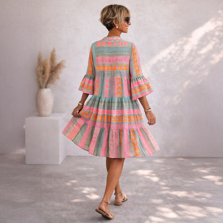 Serenique - Soft-Touch Midikleid