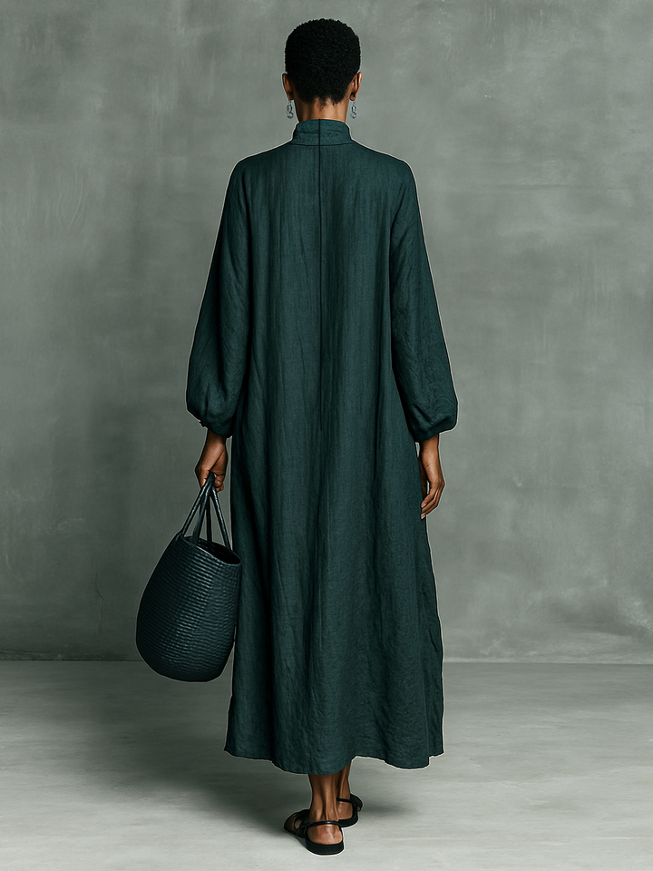 Alora - Premium-Maxikleid aus Leinen