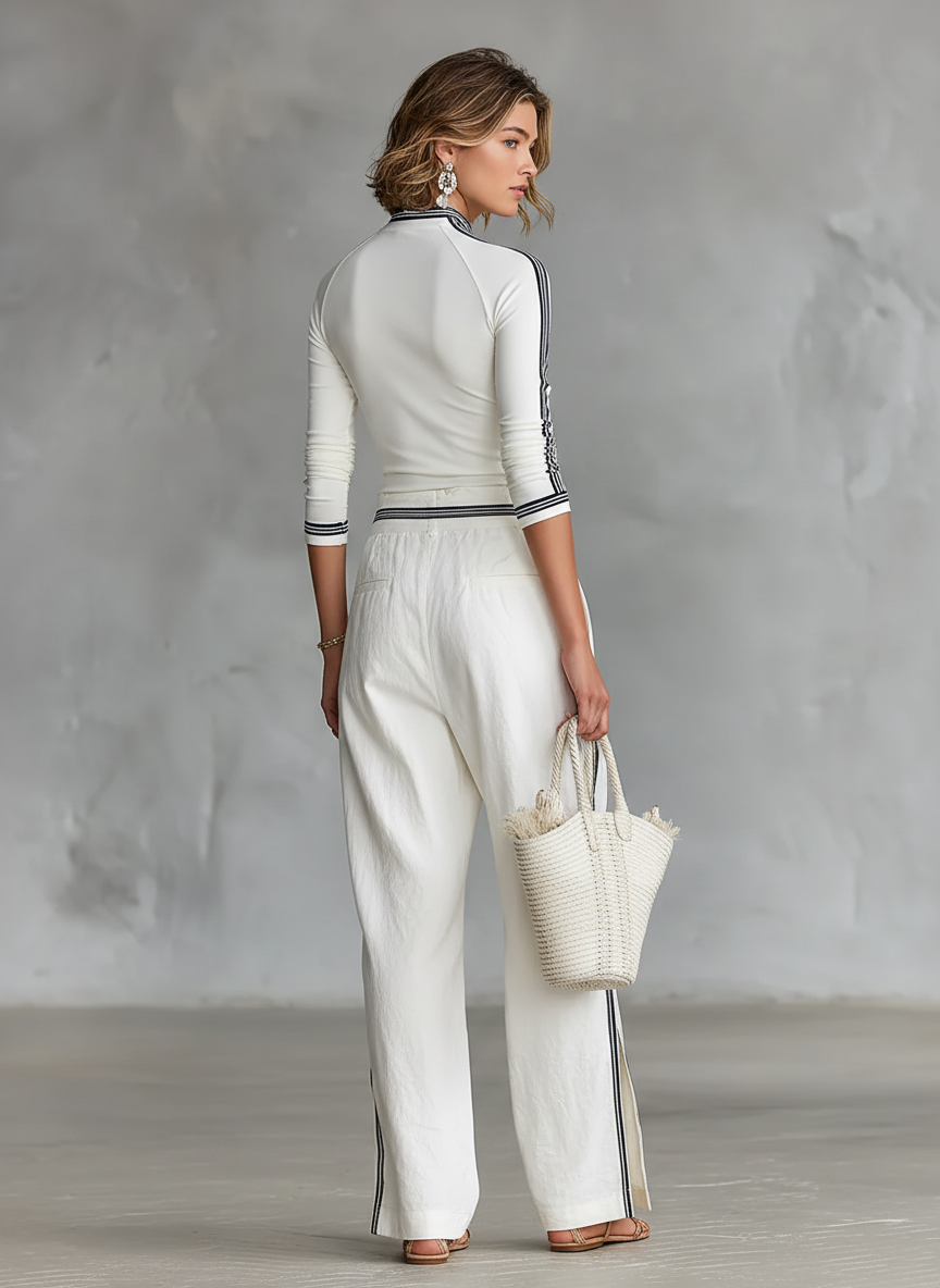 Brialenne - Zweiteiliges Soft-Touch-Loungewear-Set
