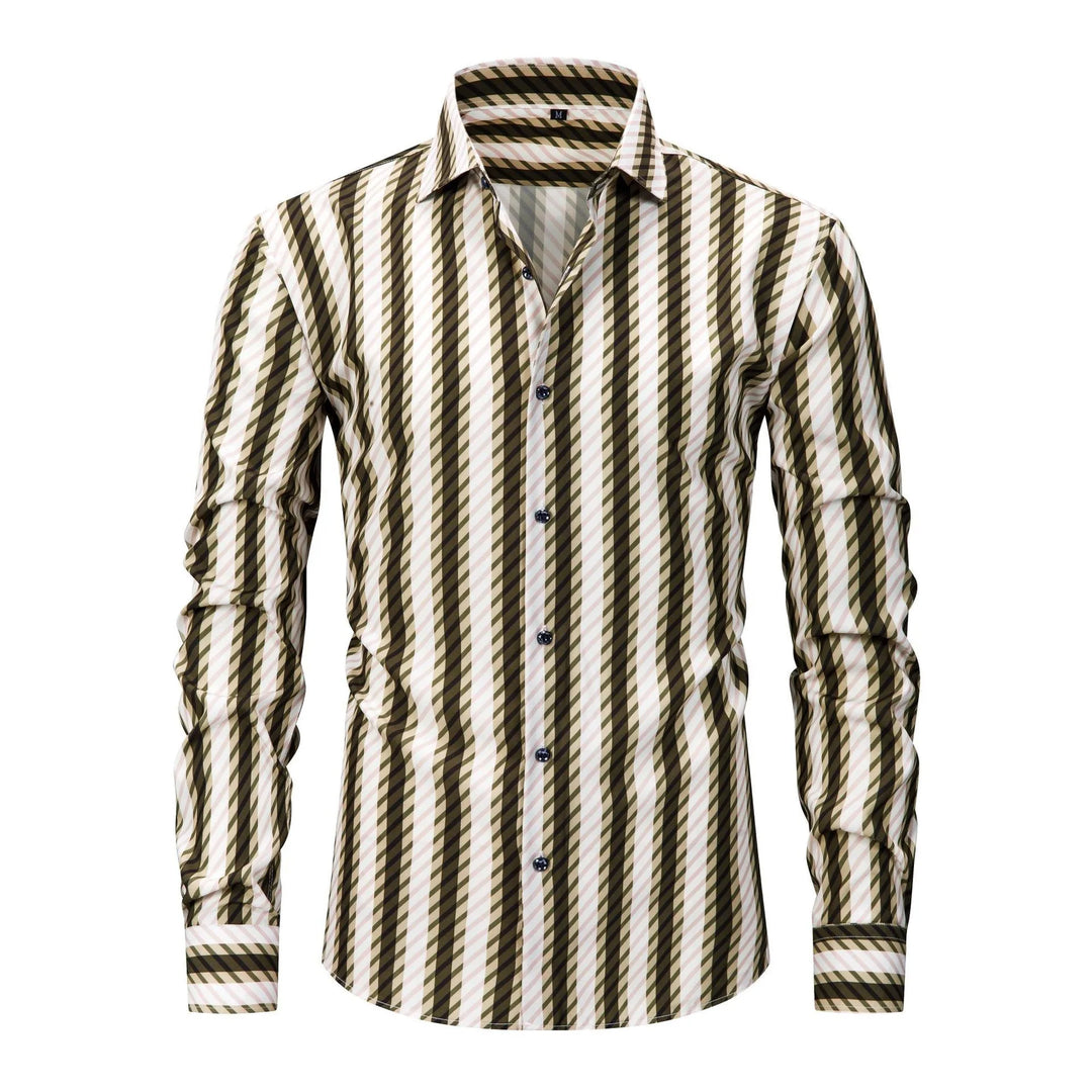 Cormac - gestreiftes Button-down-Hemd