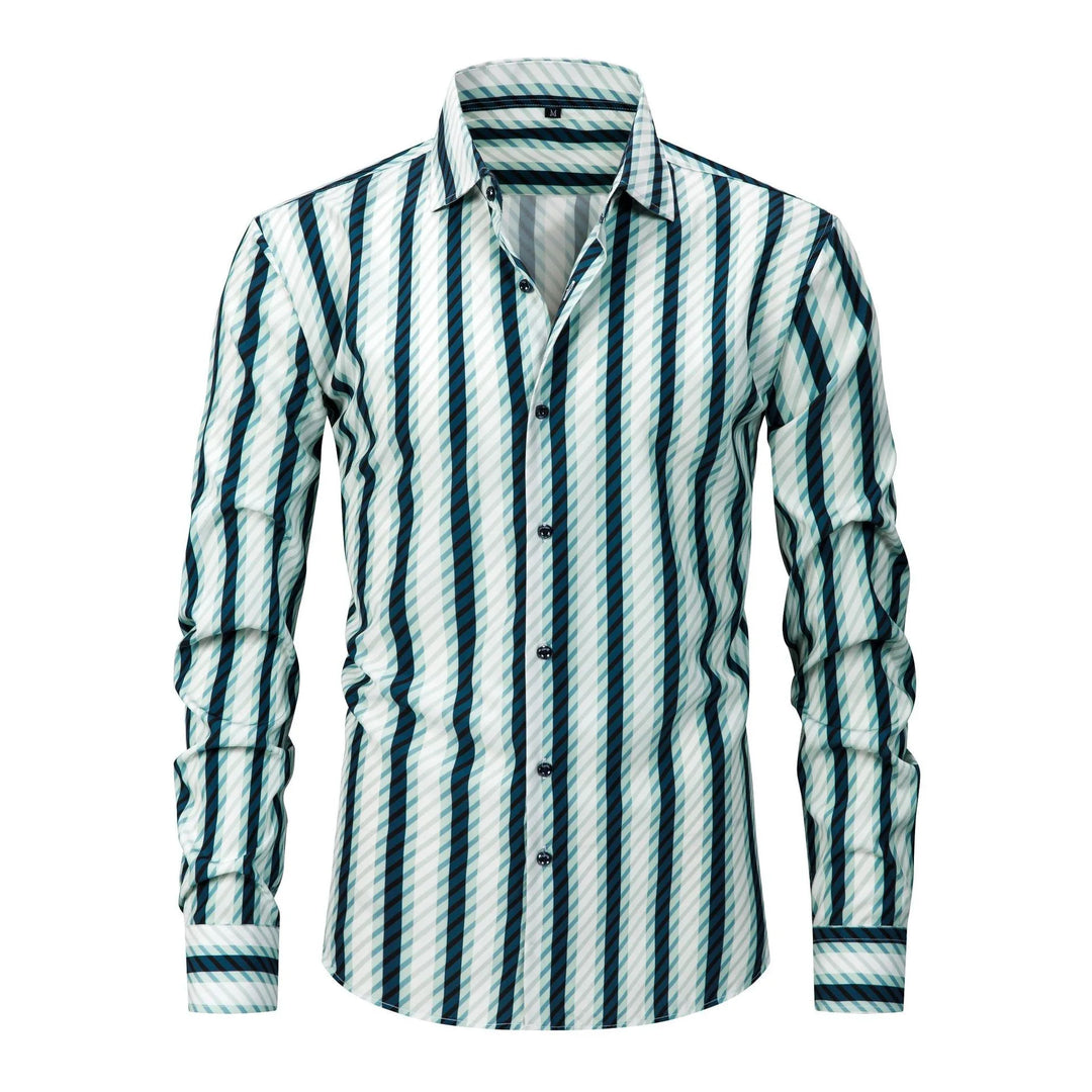 Cormac - gestreiftes Button-down-Hemd