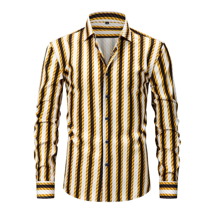 Cormac - gestreiftes Button-down-Hemd