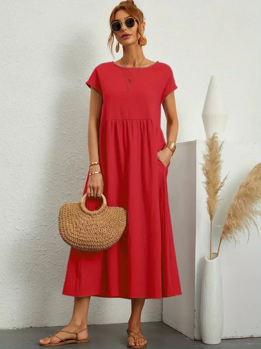 Keiraen - Elegantes Soft-Touch-Kleid