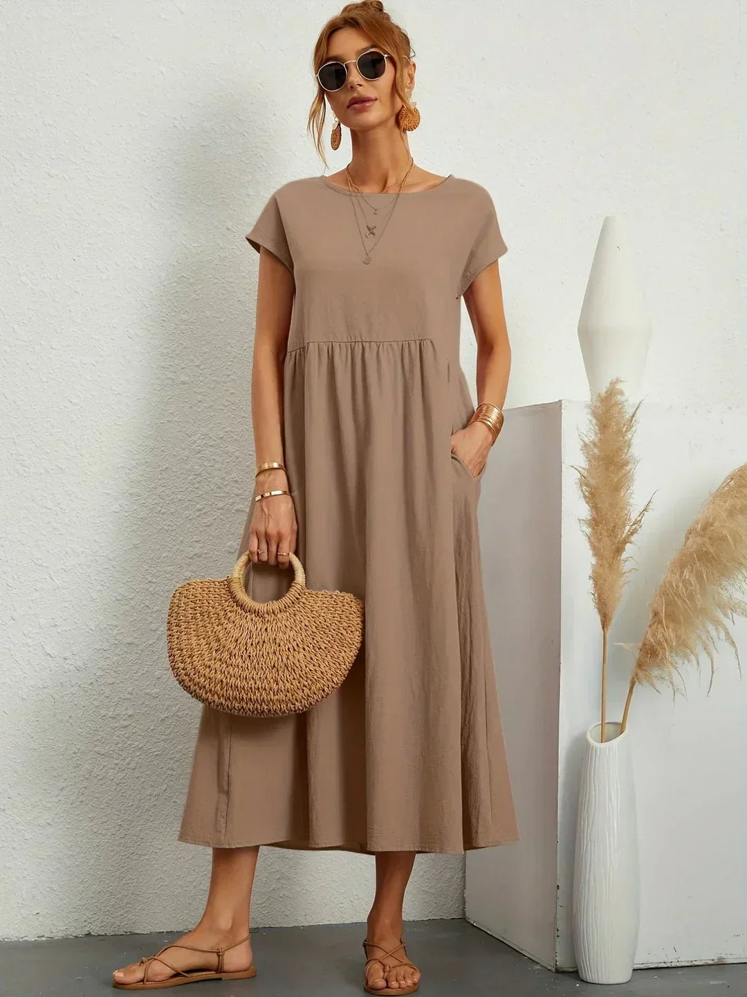 Keiraen - Elegantes Soft-Touch-Kleid