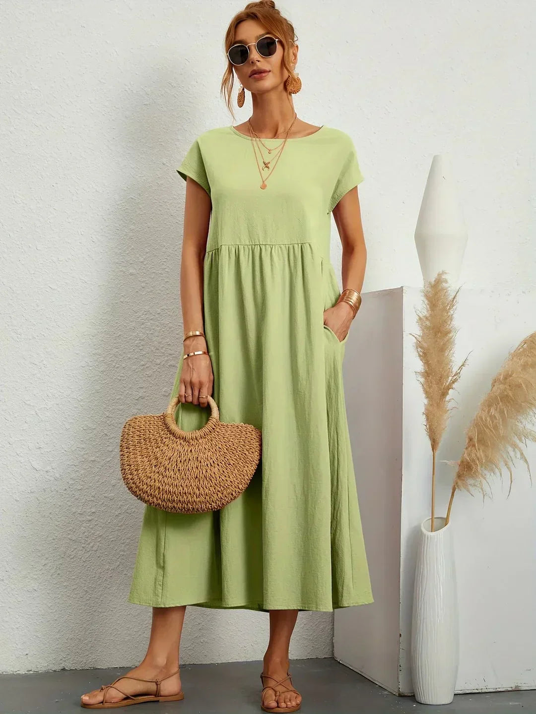 Keiraen - Elegantes Soft-Touch-Kleid