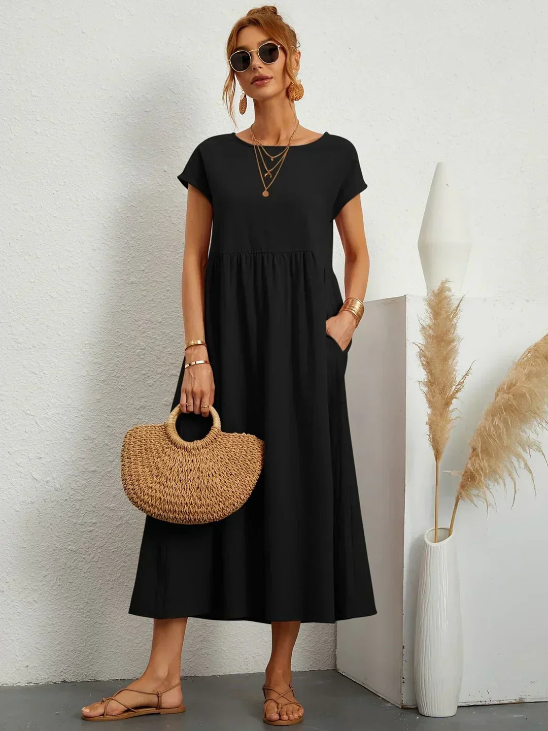 Keiraen - Elegantes Soft-Touch-Kleid