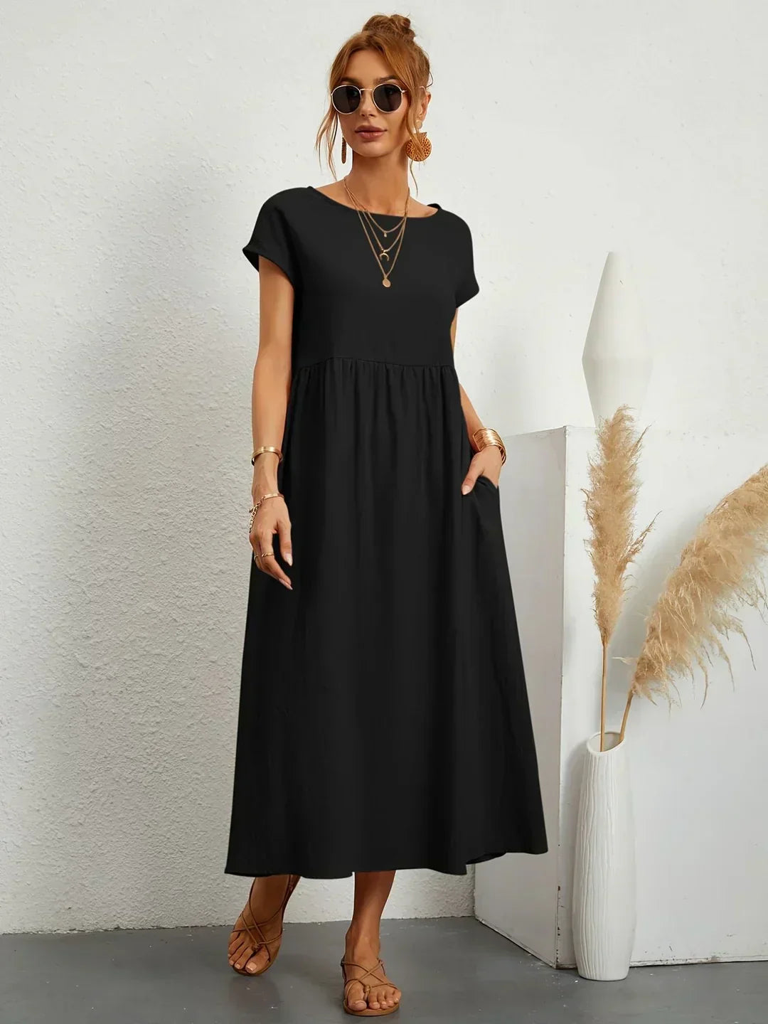 Keiraen - Elegantes Soft-Touch-Kleid