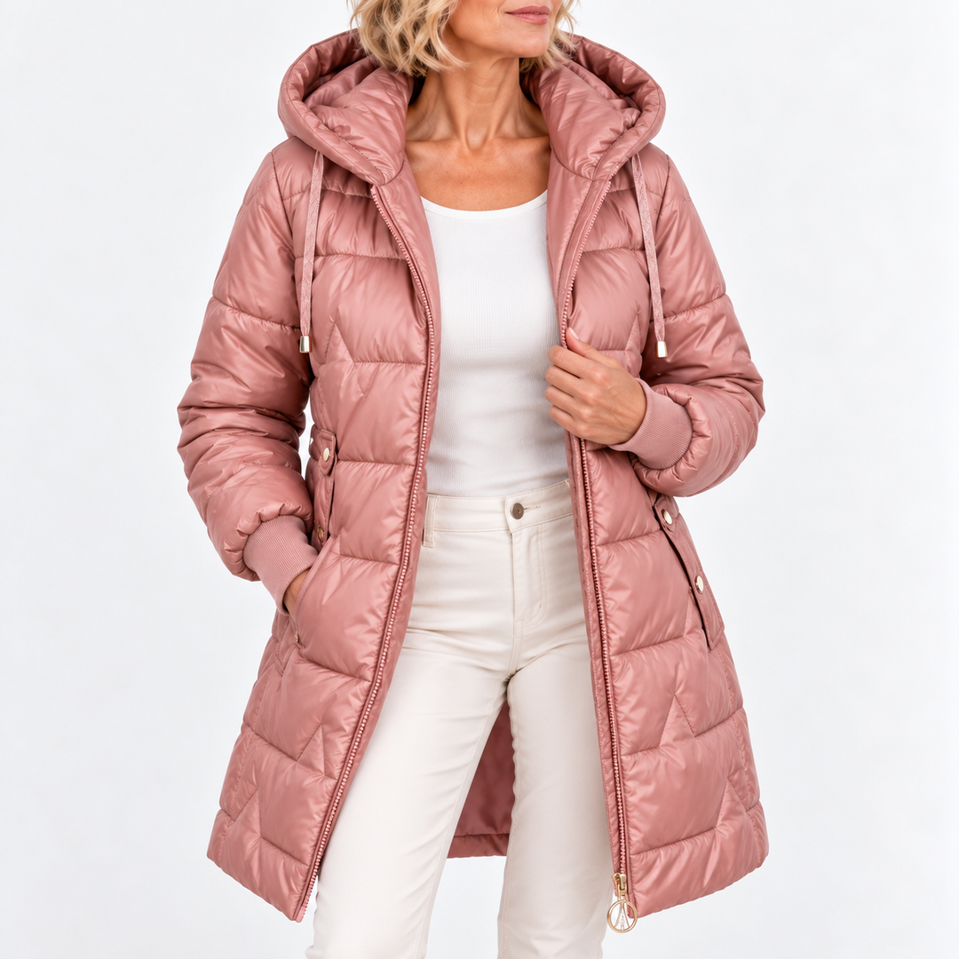 Tilda - Gestepfte langärmlige Pufferjacke
