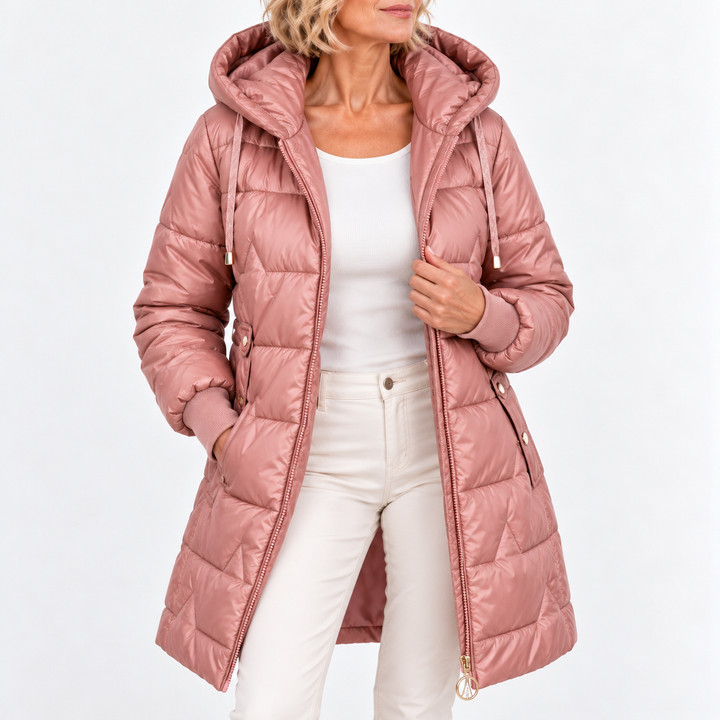 Tilda - Gestepfte langärmlige Pufferjacke