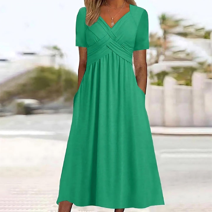 Payton - Soft-Touch-A-Linien-Midikleid