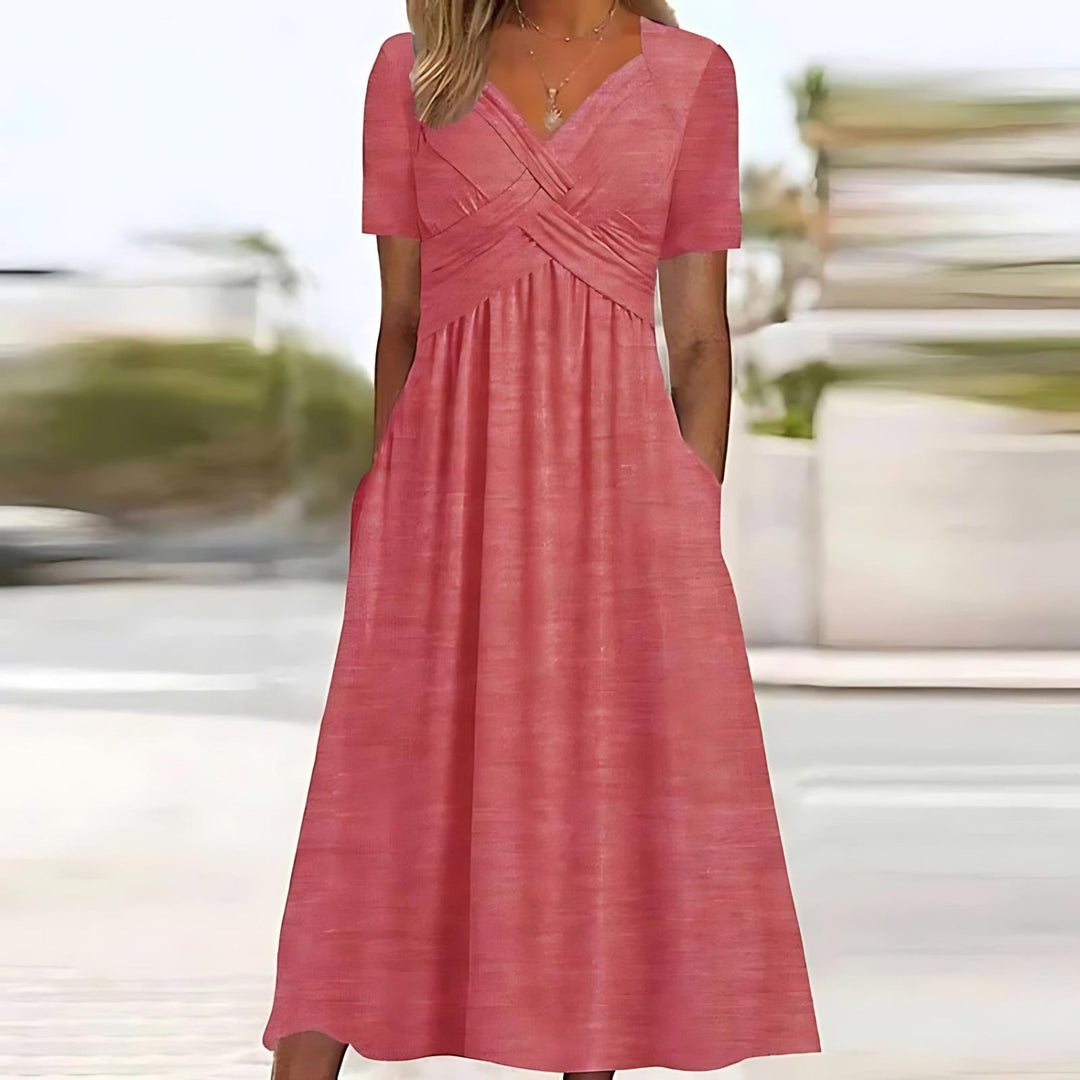 Payton - Soft-Touch-A-Linien-Midikleid