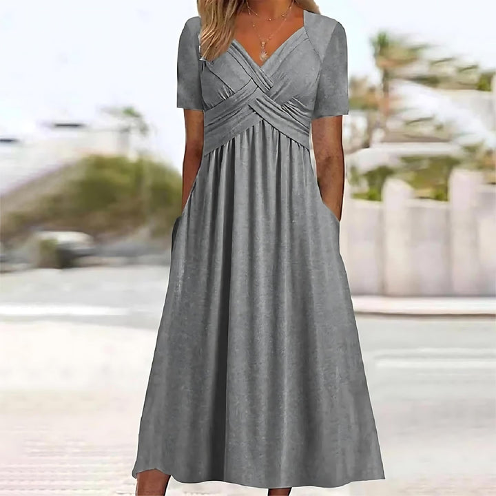 Payton - Soft-Touch-A-Linien-Midikleid