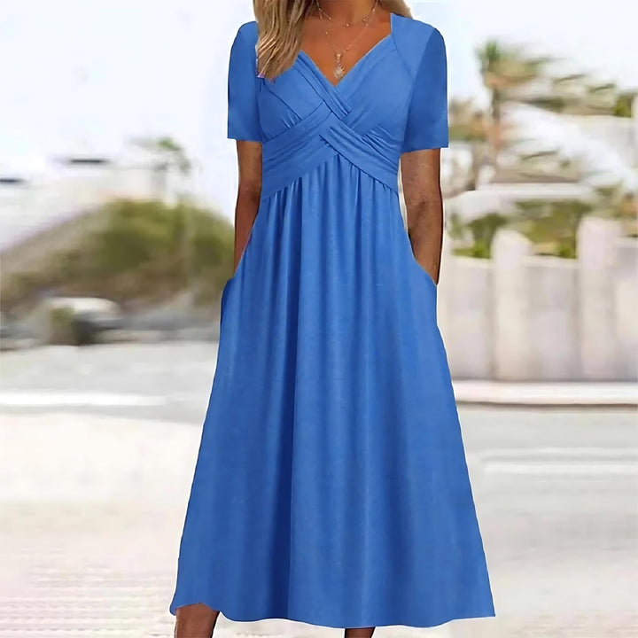 Payton - Soft-Touch-A-Linien-Midikleid