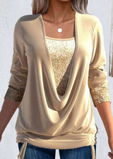 Ariellea - Soft-Touch-Bluse mit Drapierung