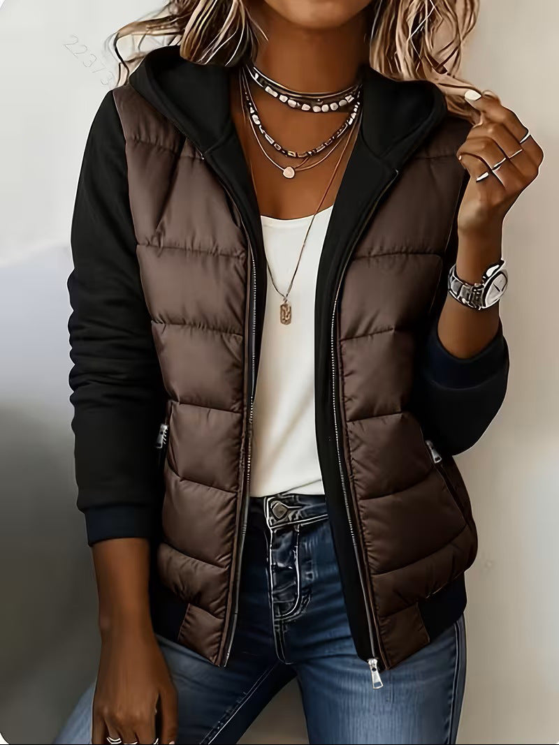 Hedda - Pufferjacke mit Kapuze und Reißverschluss