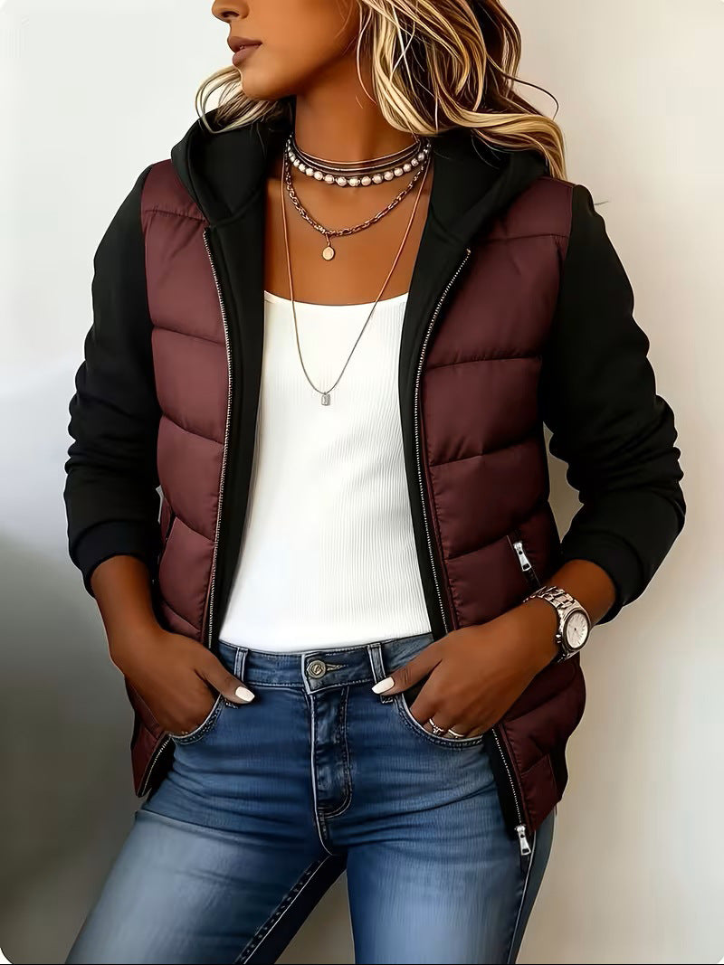 Hedda - Pufferjacke mit Kapuze und Reißverschluss