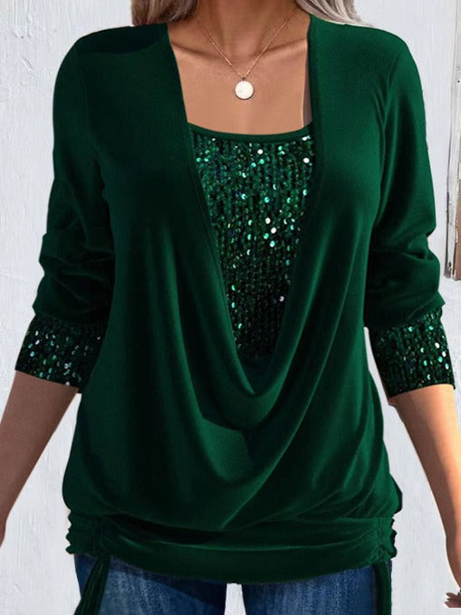 Ariellea - Soft-Touch-Bluse mit Drapierung